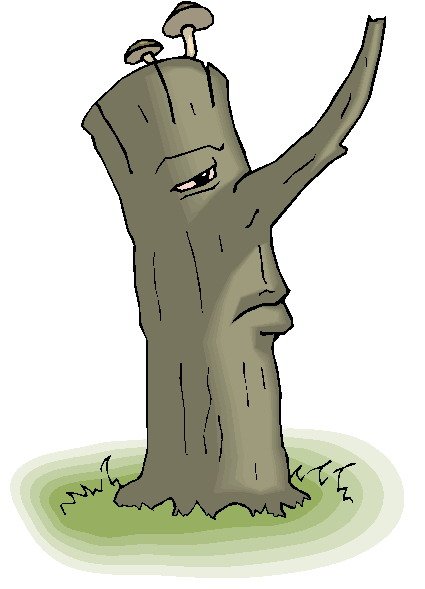 Карикатура медведь и охотник