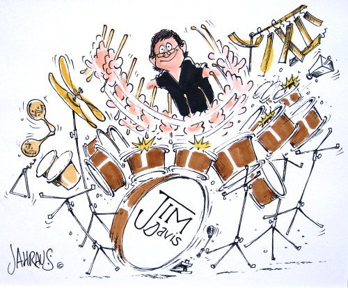 Открытка поздравительная для барабанщика