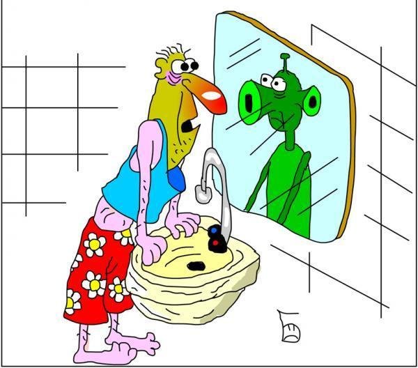 Утро карикатура