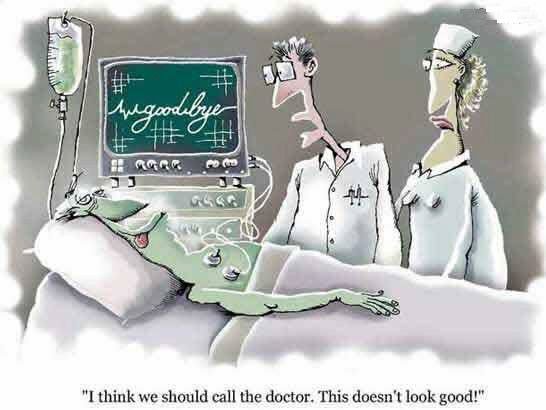 Карикатура врач реаниматолог