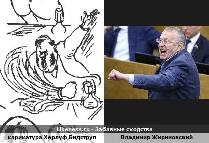 Владимир Жириновский карикатура