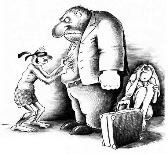 Тупой карикатура