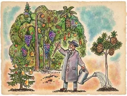 Селекционер Мичурин дерево