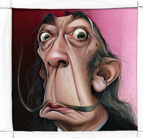 Аэрограф карикатура