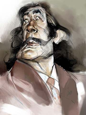 Сюрреалист Сальвадор дали портрет