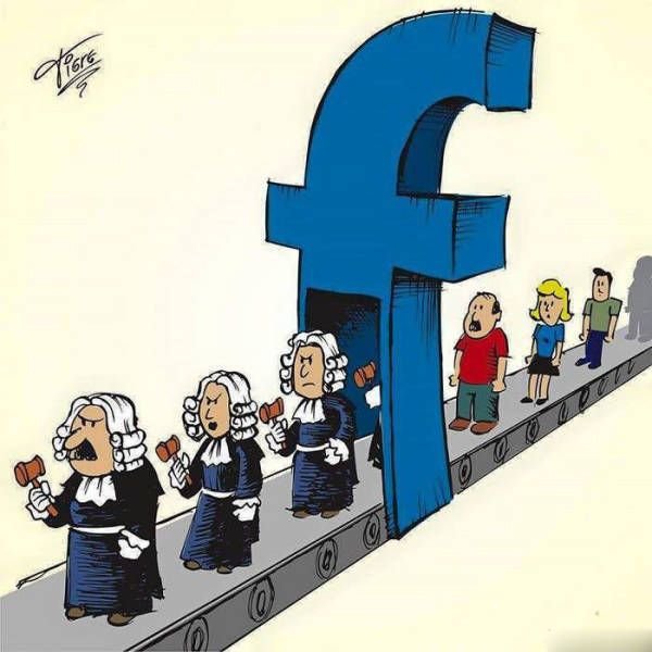 Facebook карикатура
