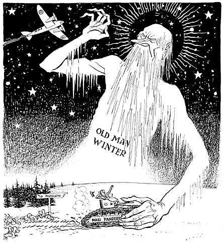 Генерал Мороз французский плакат