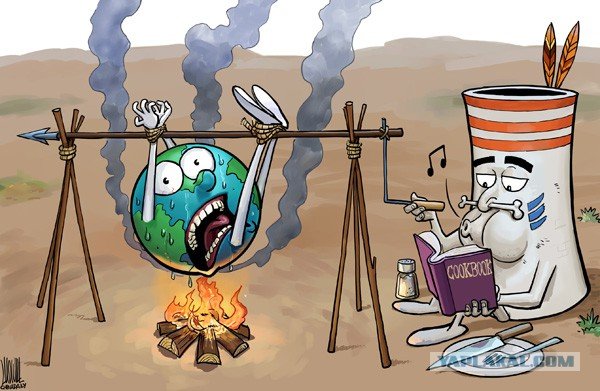 Глобальное потепление мультяшный