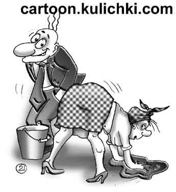 Уборщица карикатура (50 фото)