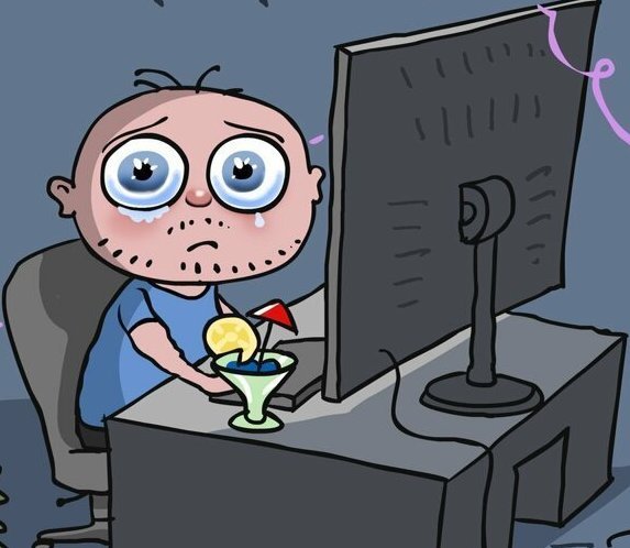 Дистанционное образование карикатура