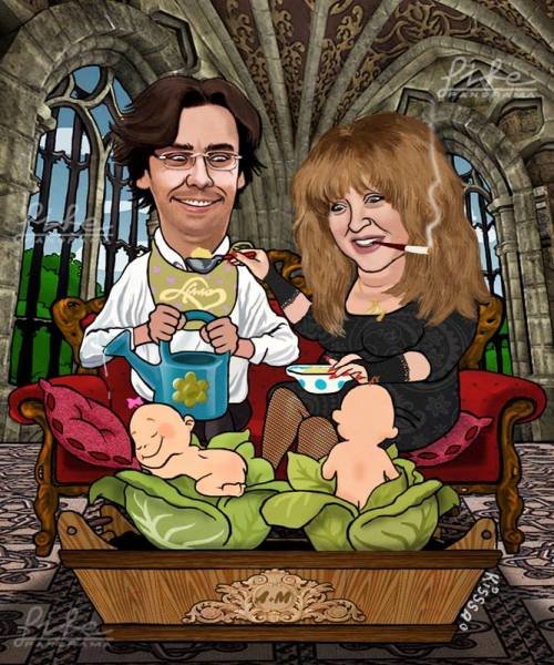 Алла Пугачева карикатура