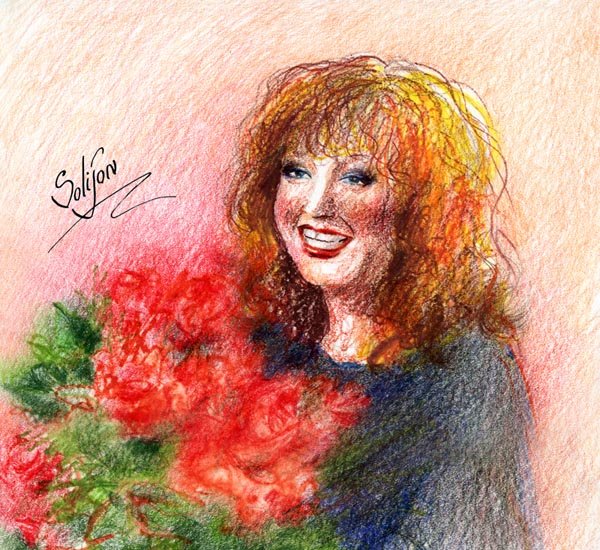 Шарж Алла Пугачева