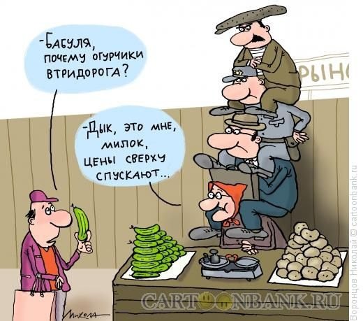 Карикатуры на тему торговли