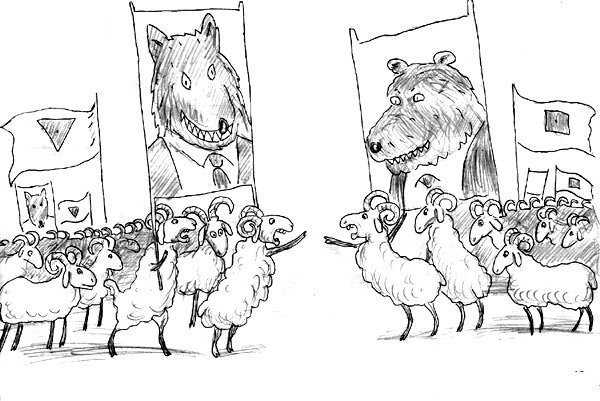 Карикатуры про Баранов