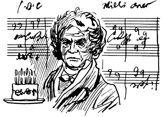 Бетховен карикатура