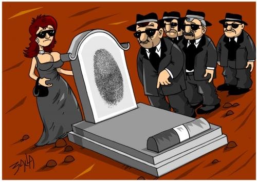 Босс колумбийской мафии карикатура