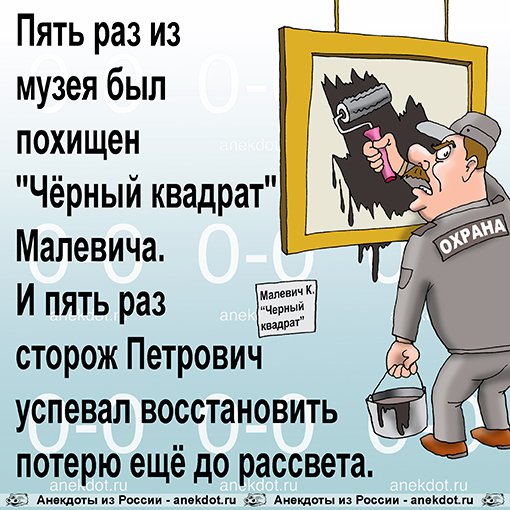Анекдот про чёрный квадрат Малевича