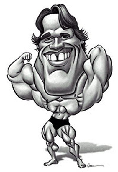 Бодибилдинг карикатуры