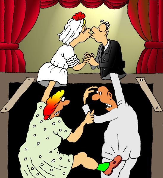 Театральная карикатура