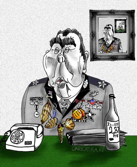 Брежнев карикатура