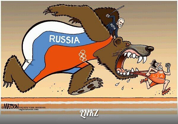 Медведь карикатура