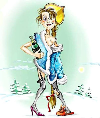 Пьяные девушки карикатуры