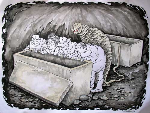 Мумия мультяшная