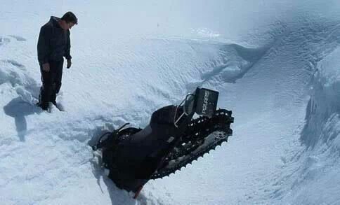 Снегоход прикол