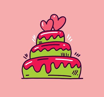 Юмористические рисунки про торты