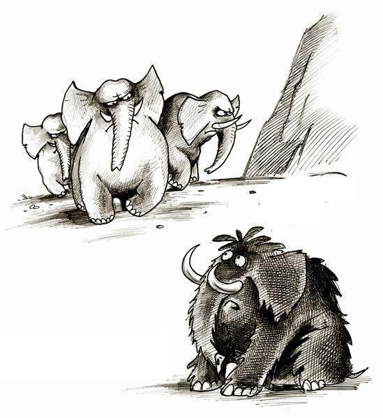 Шарж скинхед