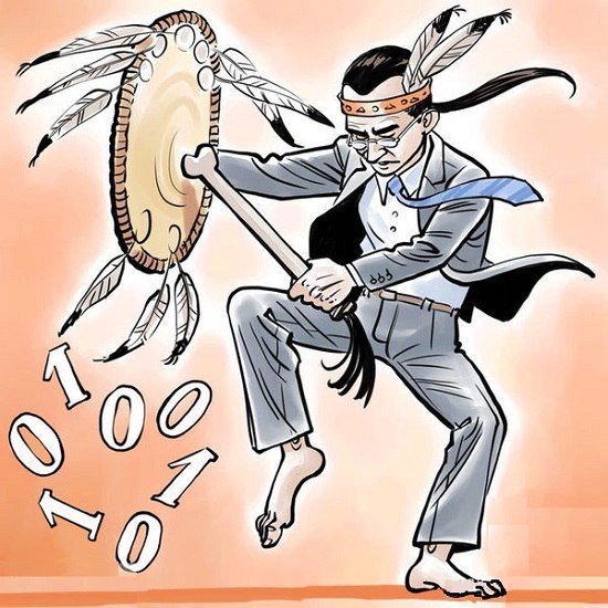 Шаман карикатура