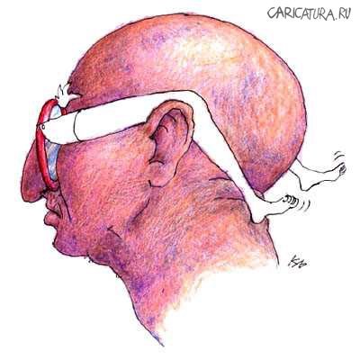 Карикатура как очки меняют человека