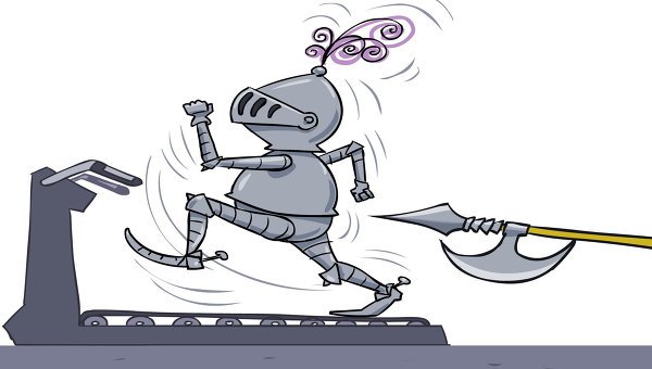 Рыцарь карикатура