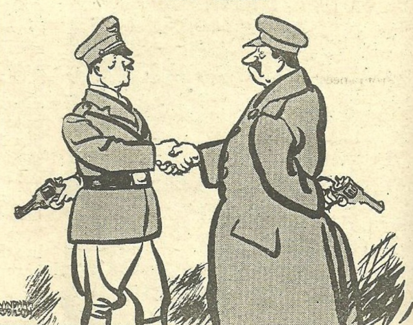 Сталин и Гитлер карикатура