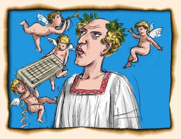 Маркс и Энгельс карикатура