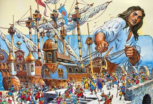 Путешествие Гулливера в большую страну великанам