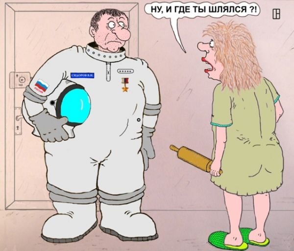 Жена карикатура