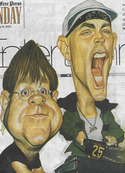 Карикатура эминем (48 фото)