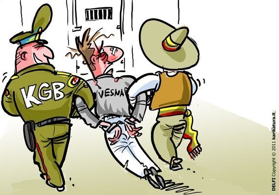 Авторитаризм карикатура