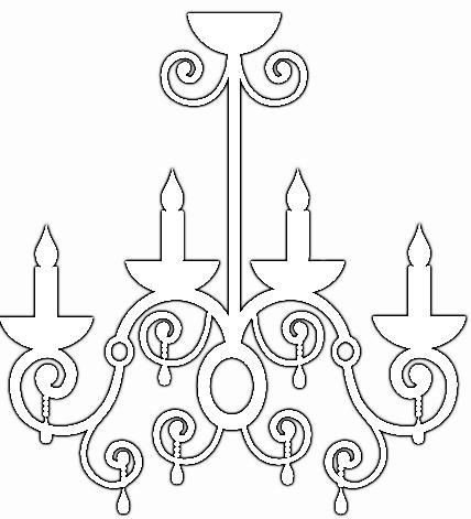 Подсвечник силуэт