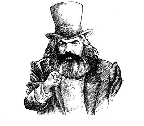 Карл Маркс шарж