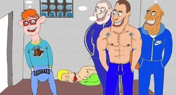 Зек карикатура