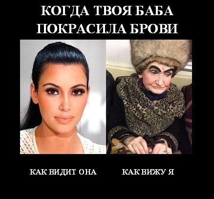 Шутки про брови