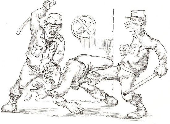 Зек карикатура