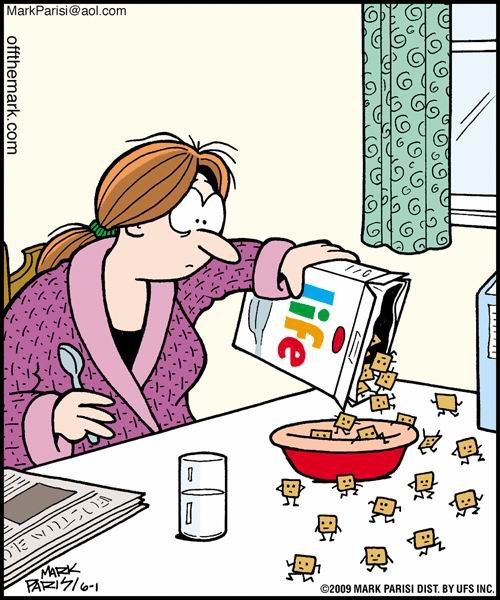 Завтрак карикатура