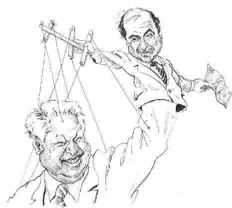 Борис Березовский шарж