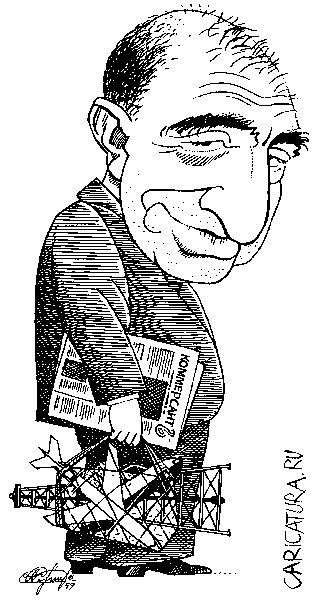 Березовский карикатура