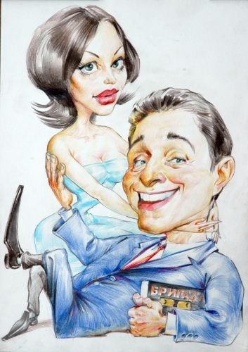 Сергей Безруков шарж