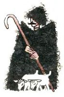 Грузинский пастух рисунок