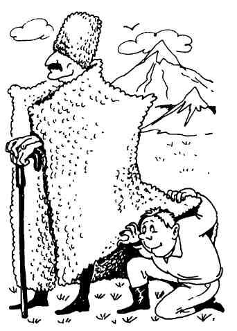 Горец карикатура